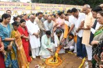 रामलीला समारोह समिति लश्कर की ओर से आयोजित 80वें रामलीला समारोह के लिए फूलबाग प्रांगण में शुक्रवार को भूमि पूजन किया गया। संत कृपाल सिंह मुख्य अतिथि रहे। समिति अध्यक्ष राधेश्याम भाकर, रमेश अग्रवाल और अशोक शर्मा ने गैती लगाकर पूजन का शुभारंभ किया।