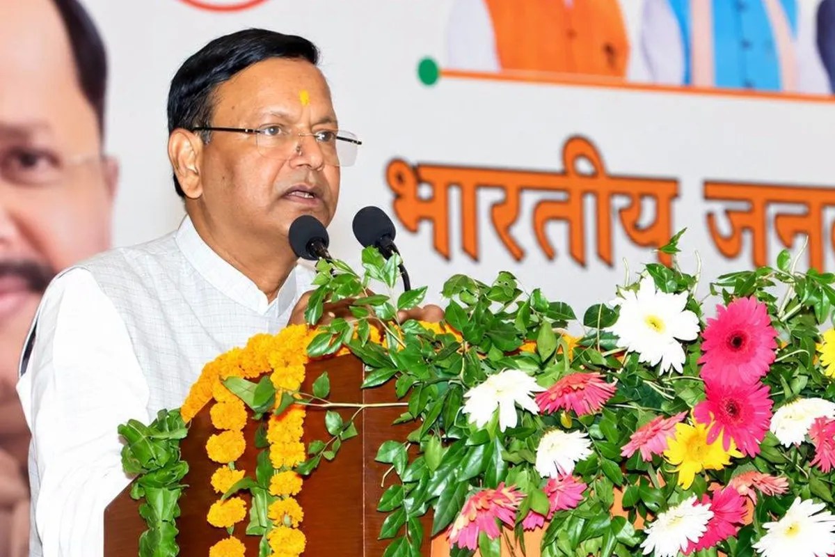 लखनऊ में बयान देते उत्तर प्रदेश भाजपा अध्यक्ष पंकज चौधरी (फोटो सोर्स : Ritesh Singh )