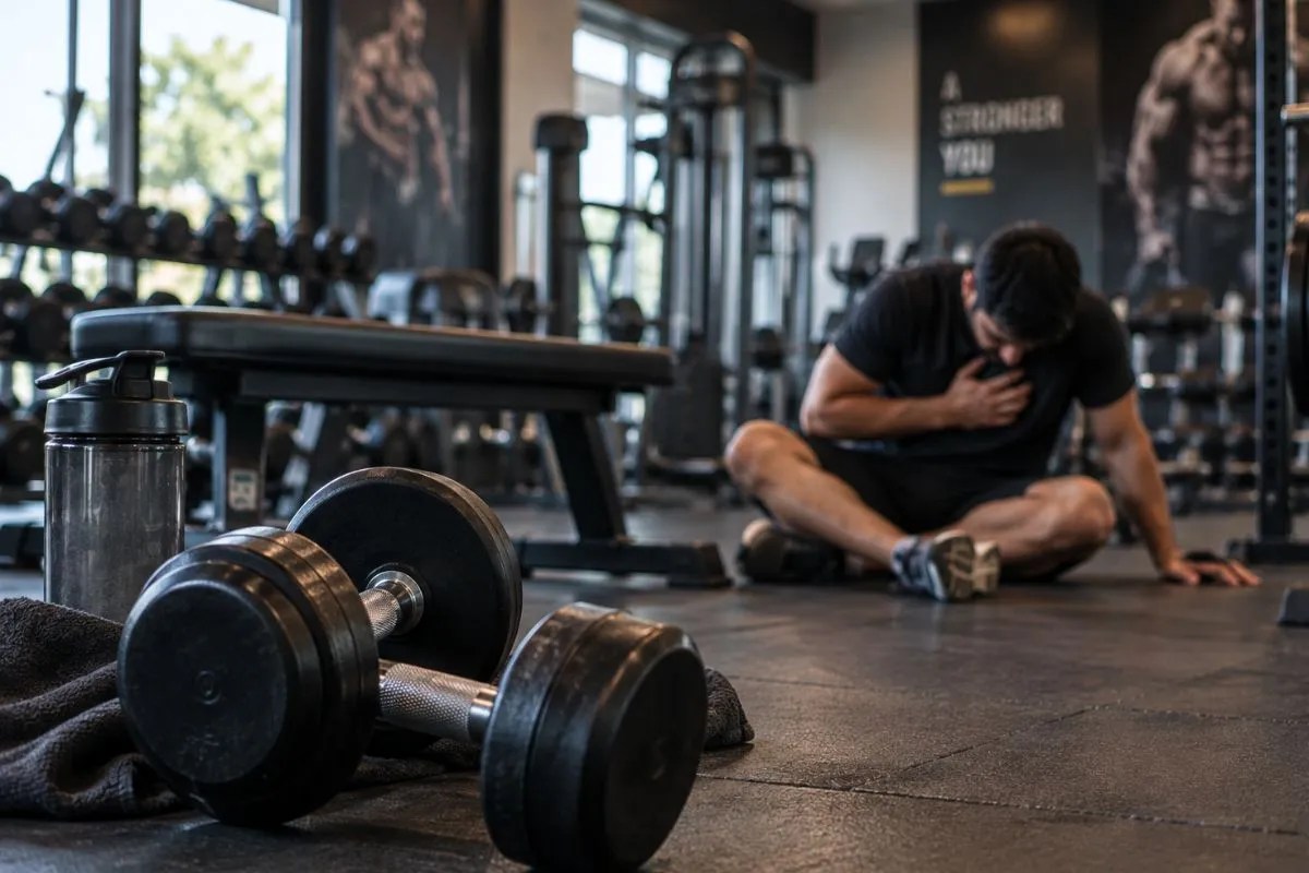 35 year old man death on first day of gym