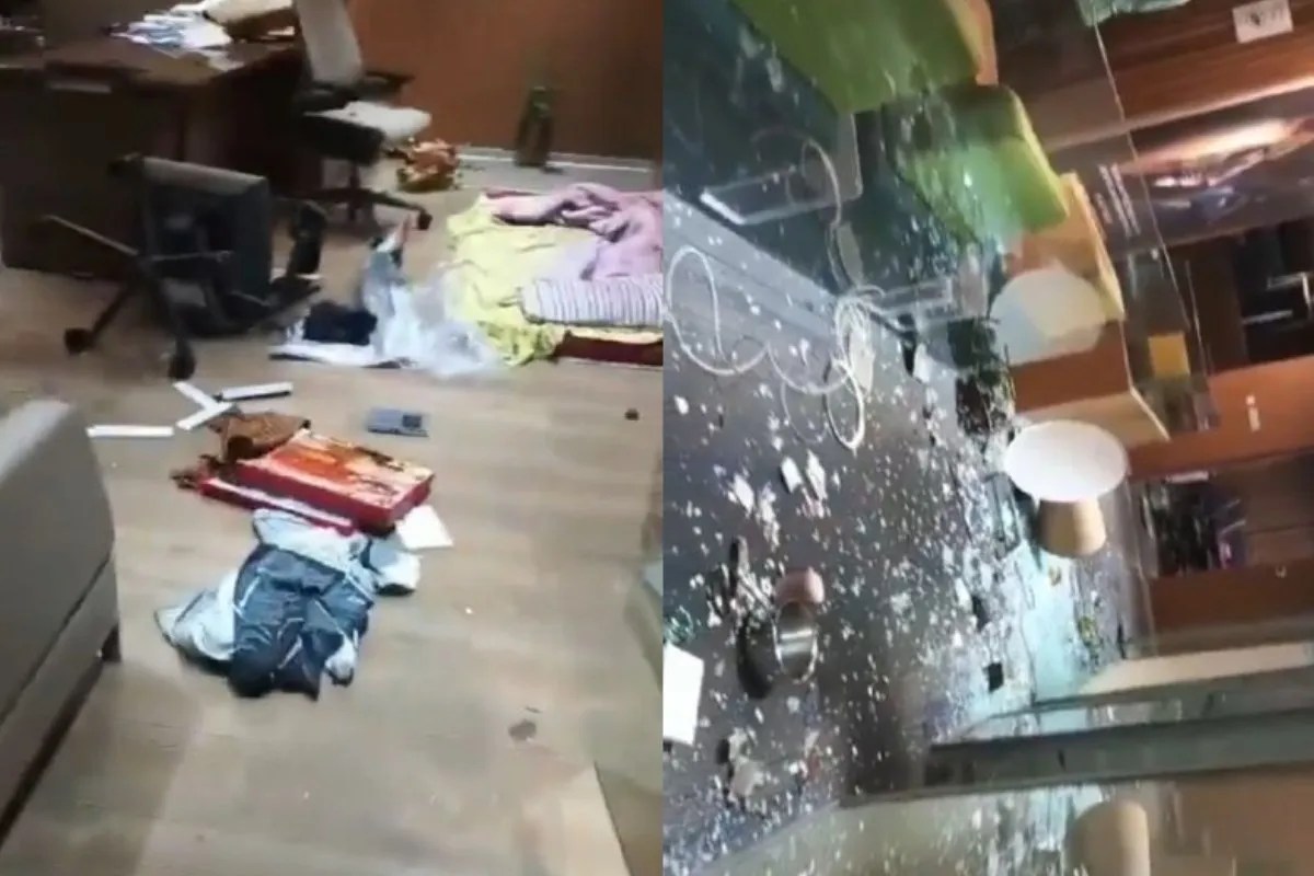 AITC office vandalism, Kolkata Camac Street TMC office