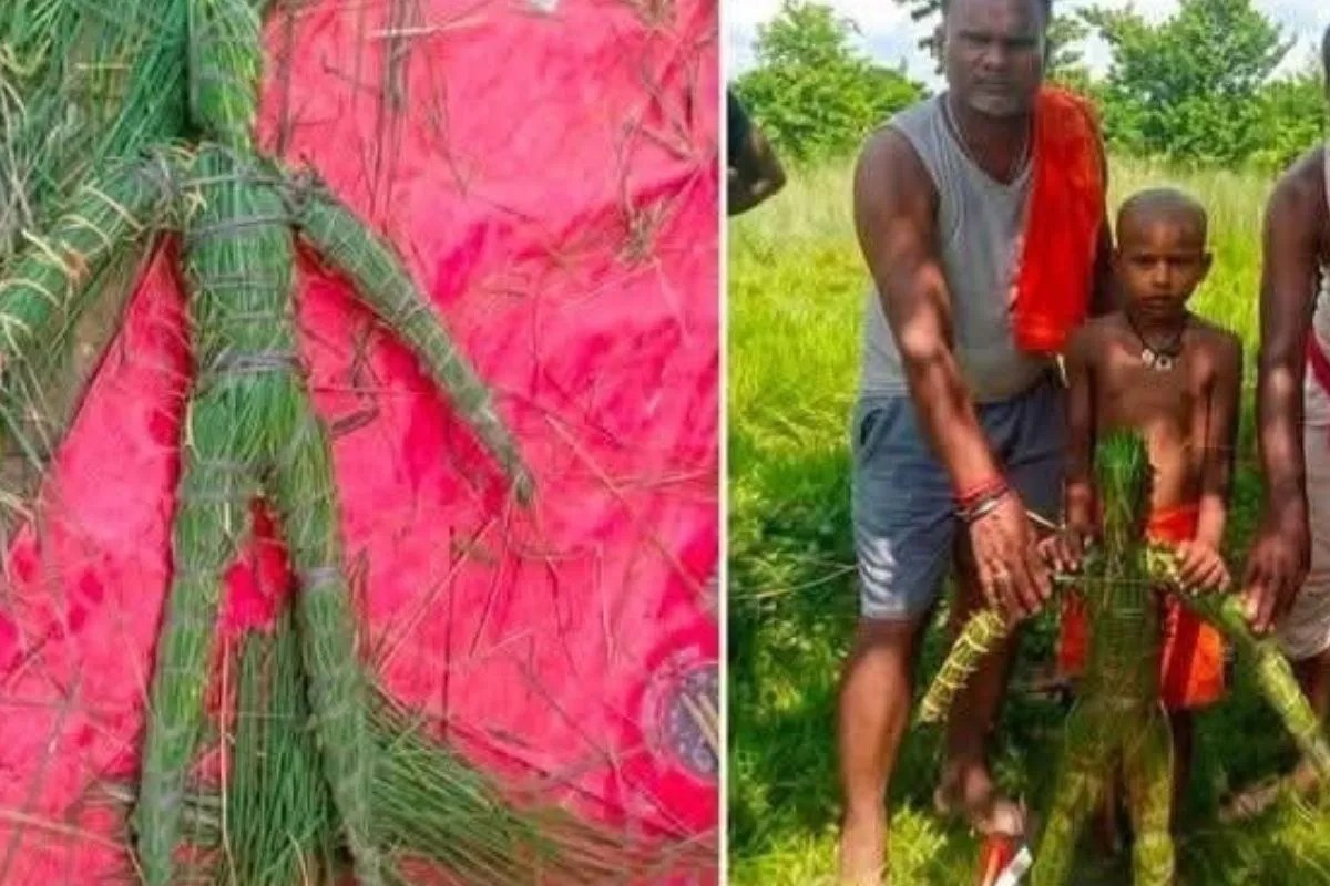 kush grass effigy funeral, garud puran antim sanskar