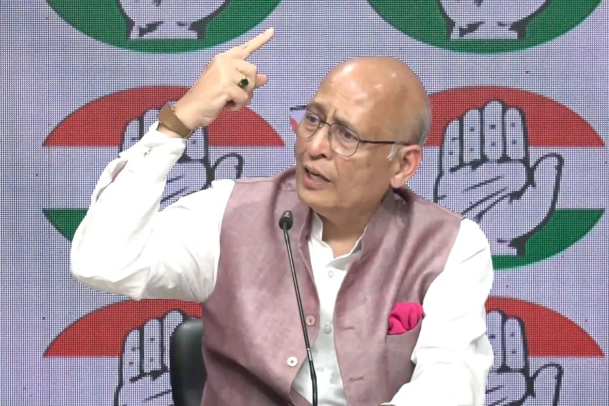 SIR पर सियासी घमासान तेज, अभिषेक मनु सिंघवी का CEC ज्ञानेश कुमार पर हमला; बोले- EC को हाइजैक कर लिया