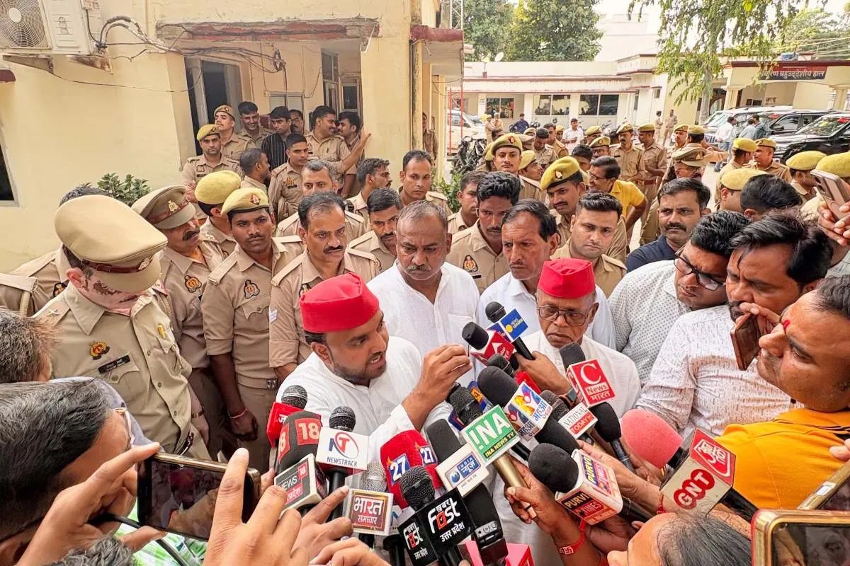about sp mla rahul lodhi raebareli police office clash lakhimpur