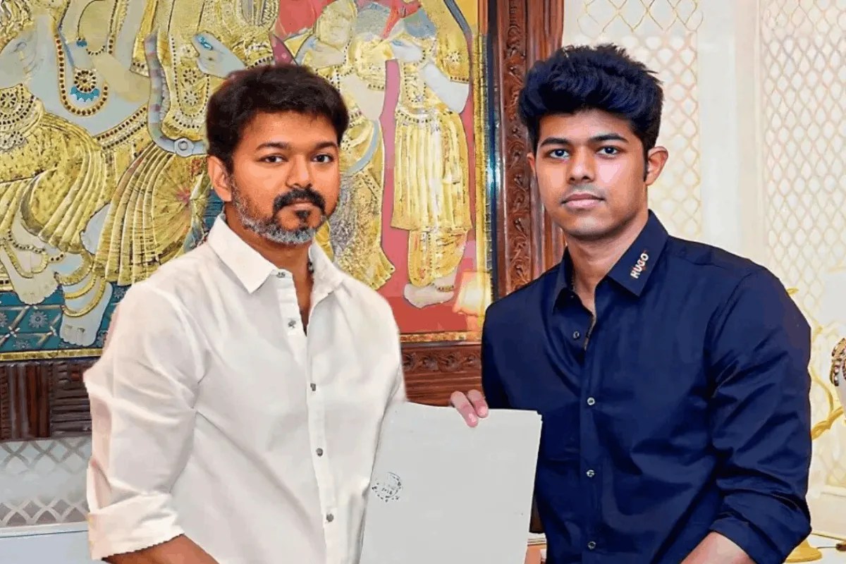 Jason Sanjay Thanked Father CM Vijay