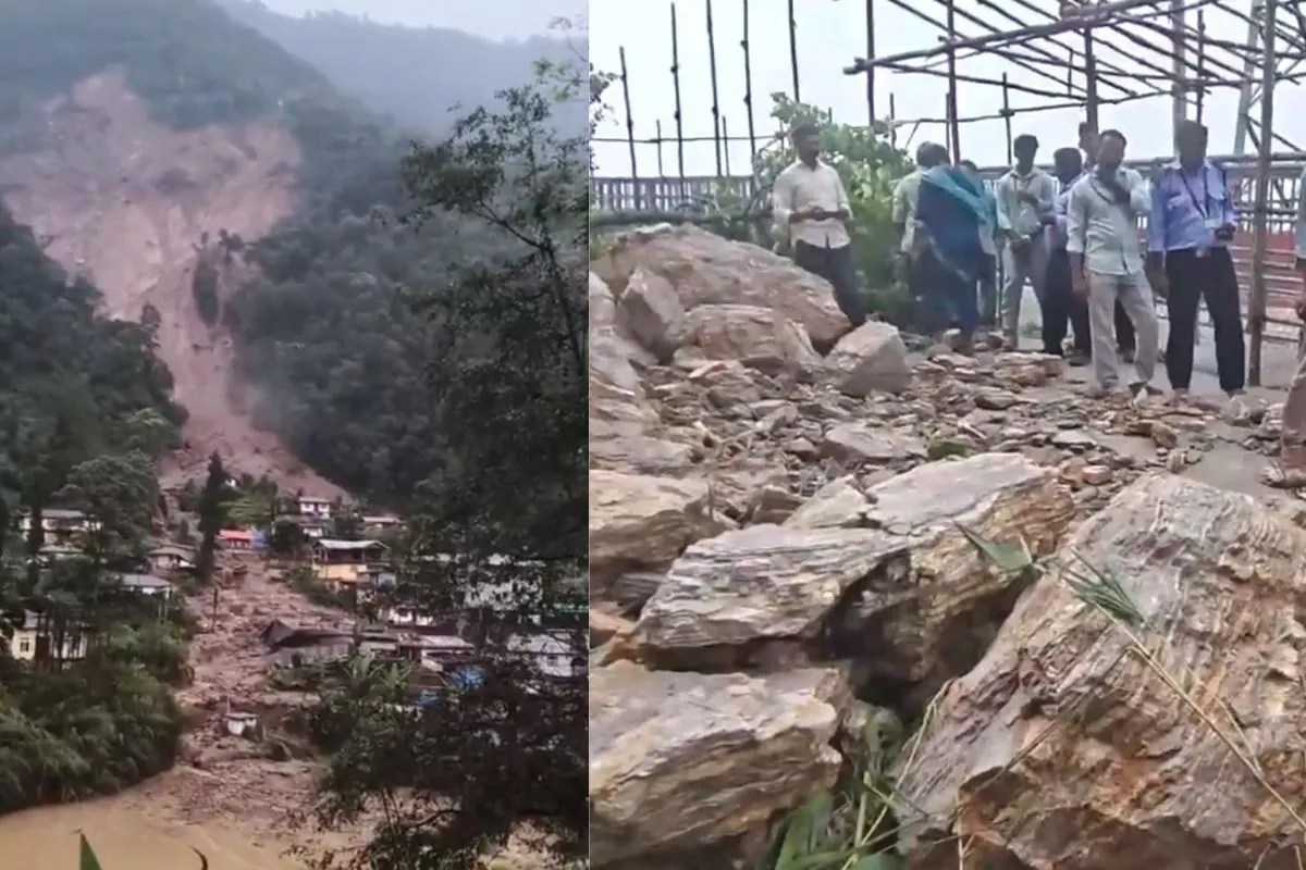 andhra pradesh sikkim landslide