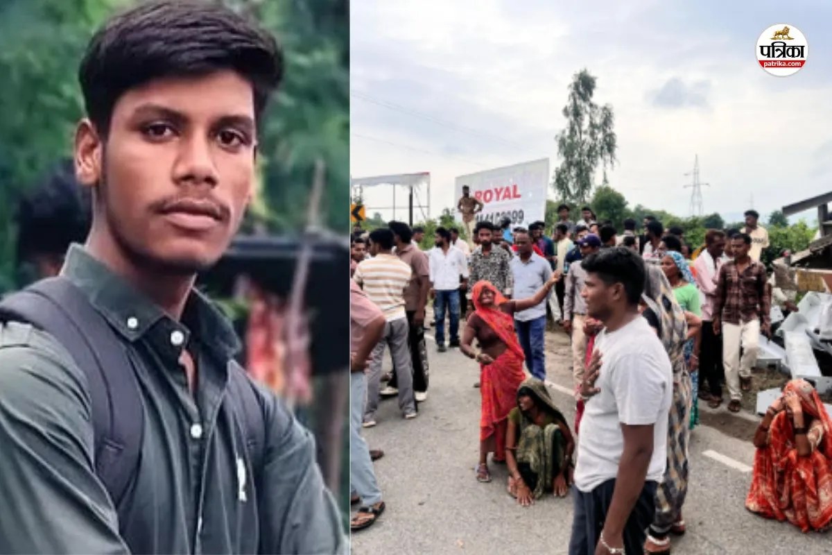 Banswara Trolley loaded with iron angles overturns Yashpal dies