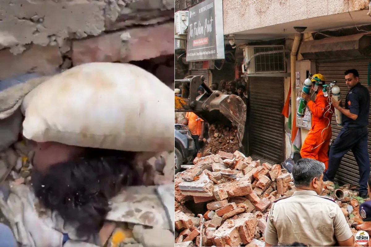 Delhi Satya Niketan Building Collapse