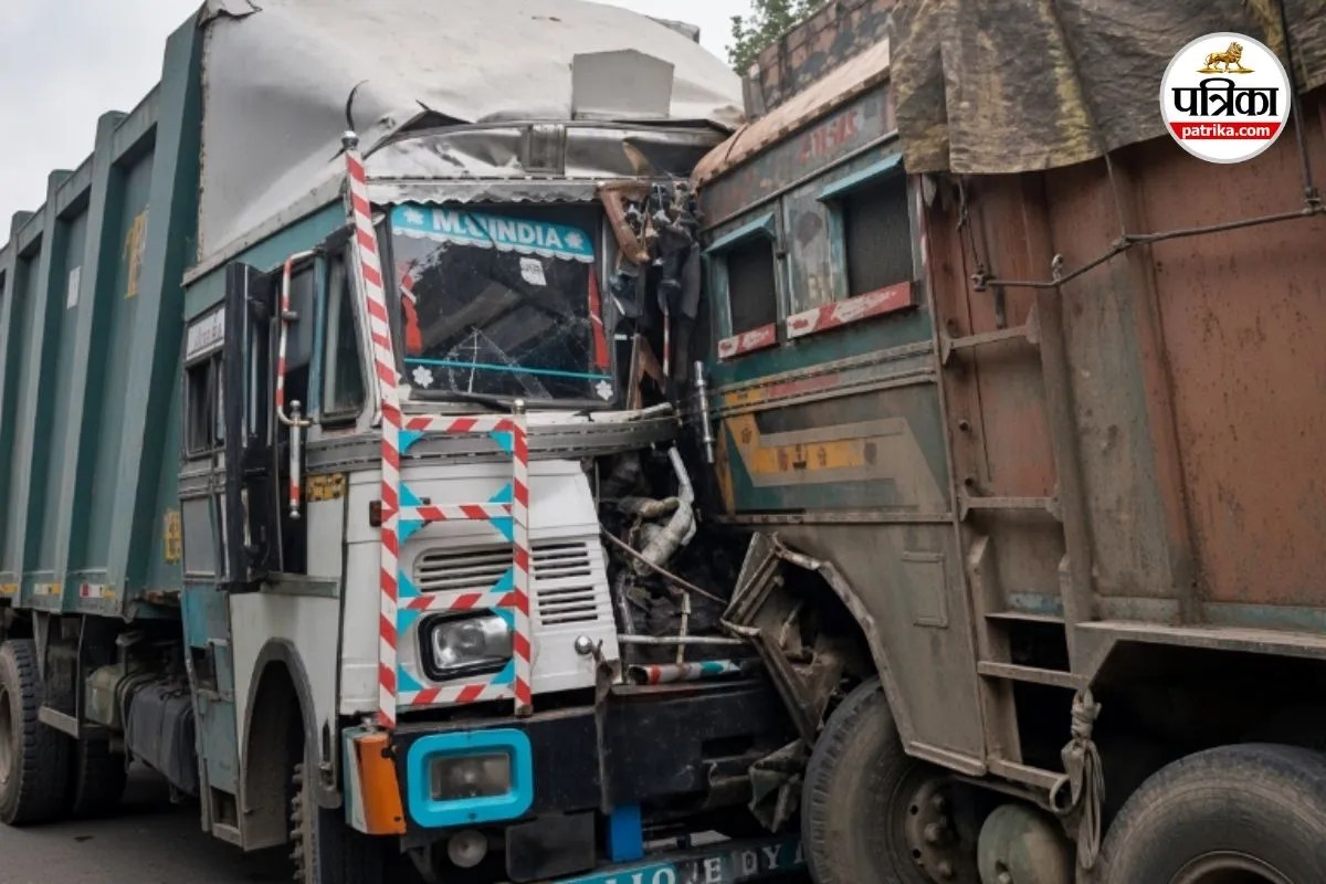 Three Truck Collision
