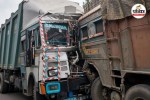 Three Truck Collision