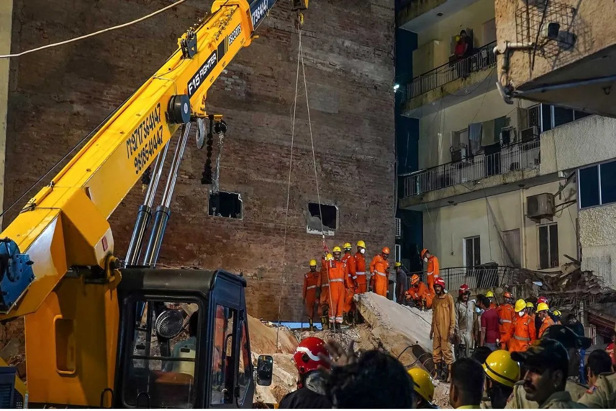 Delhi Building Collapse Tragedy