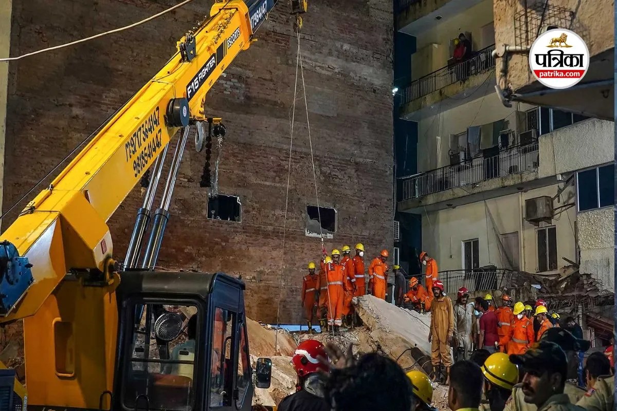 Satya Niketan Building Collapse