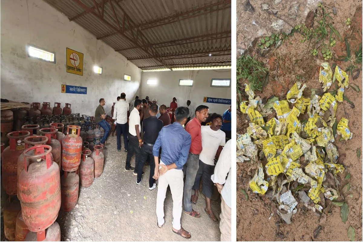 Raid in Gas Warehouse Udaypur