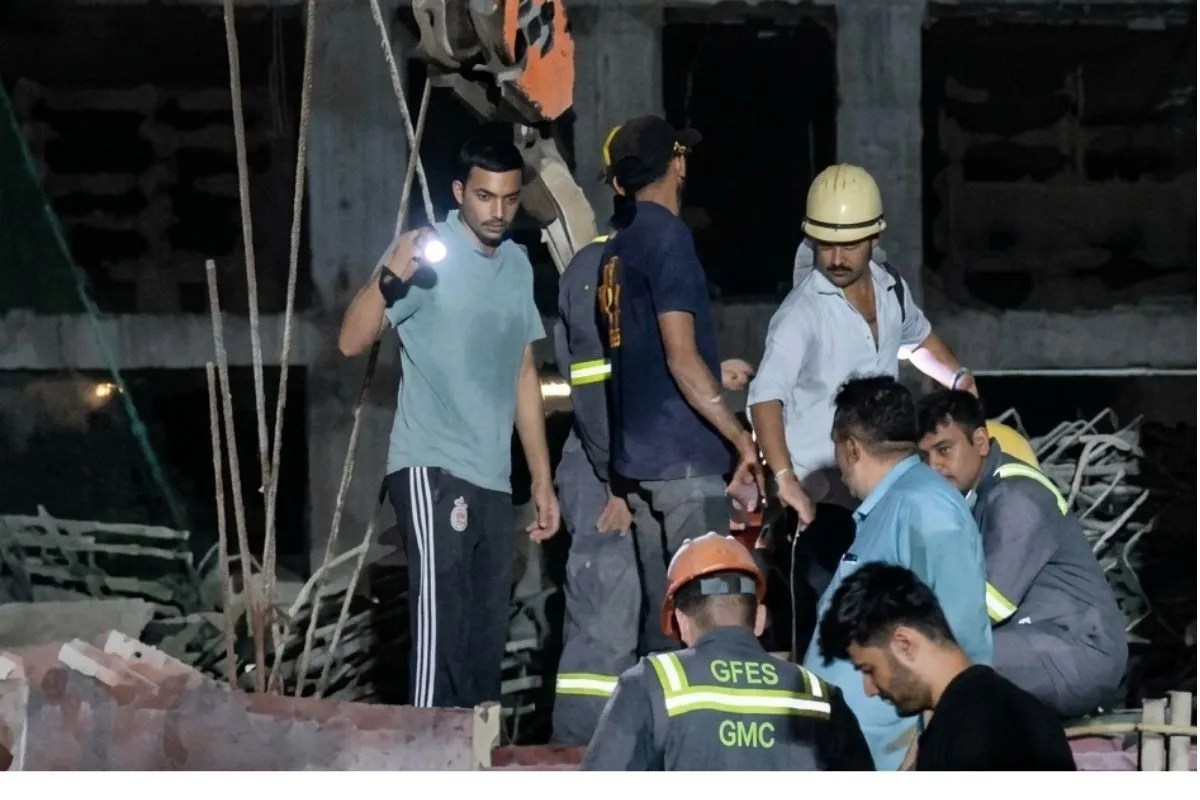 building slab collapse