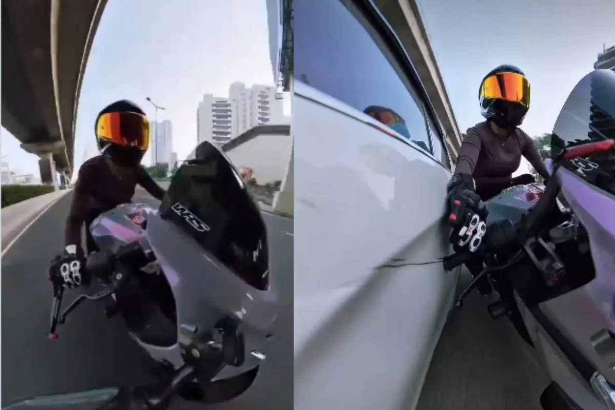 Gurugram Woman Biker