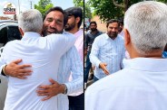 Hanuman Beniwal meets Gajendra Singh Shekhawat