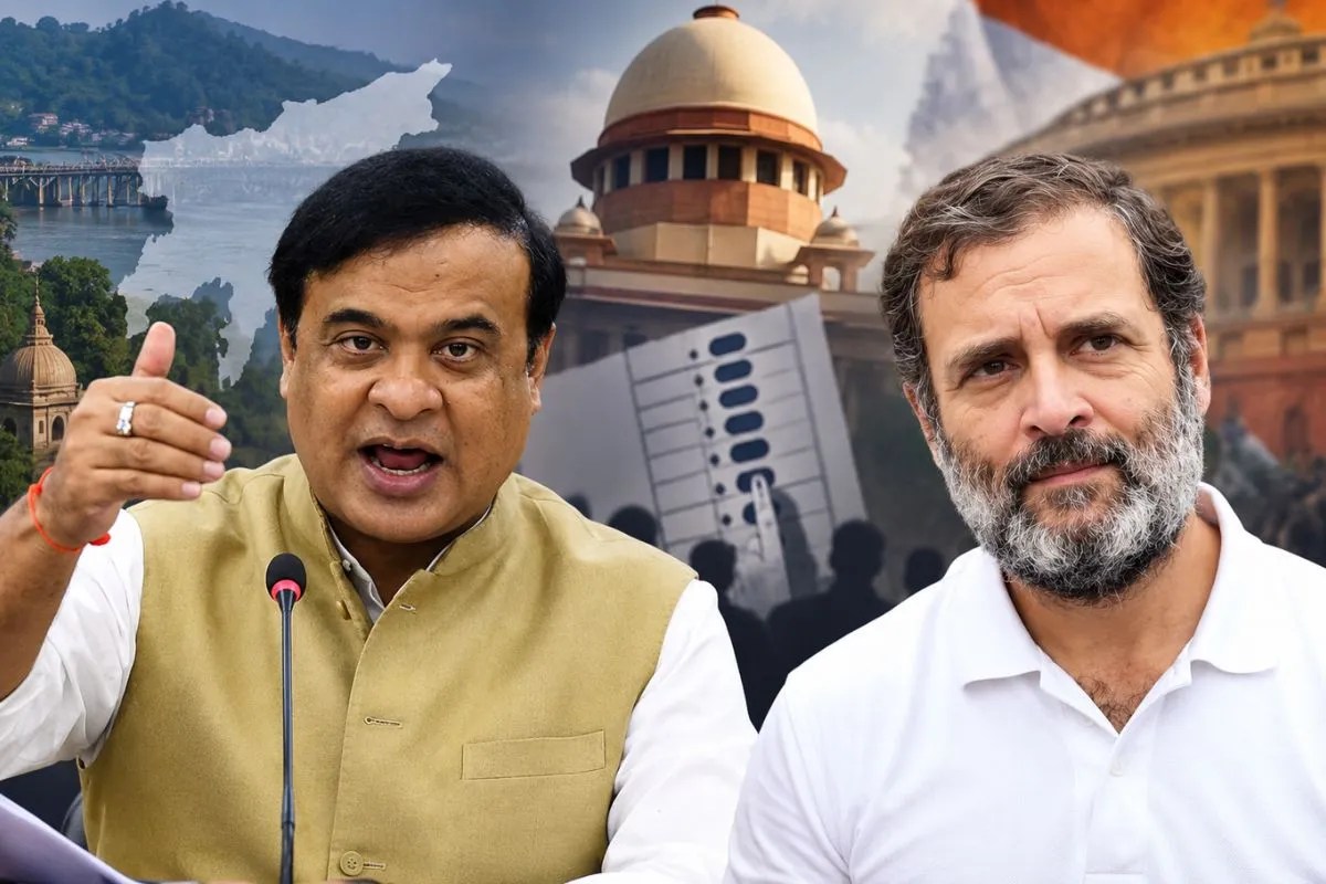 Himanta Biswa Sarma and Rahul Gandhi
