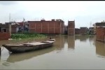 उन्नाव में बाढ़, फोटो सोर्स- पत्रिका