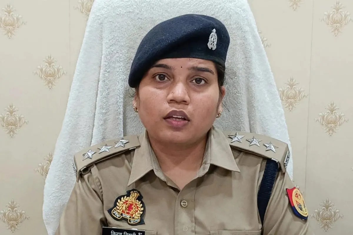 घटना की जानकारी देती क्षेत्राधिकारी नगर, फोटो सोर्स- पत्रिका