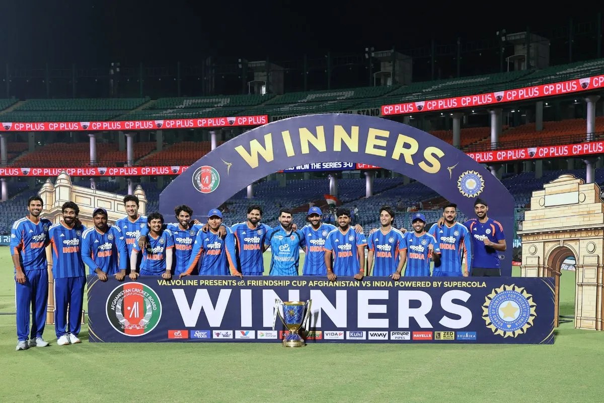 Team India Wins T20 Series