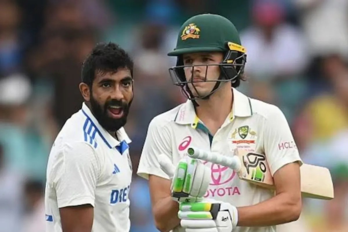 Sam Konstans jasprit Bumrah