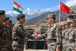 India China Flag Meeting
