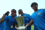 Ishan Kishan and Vaibhav Sooryavanshi with Duleep Trophy
