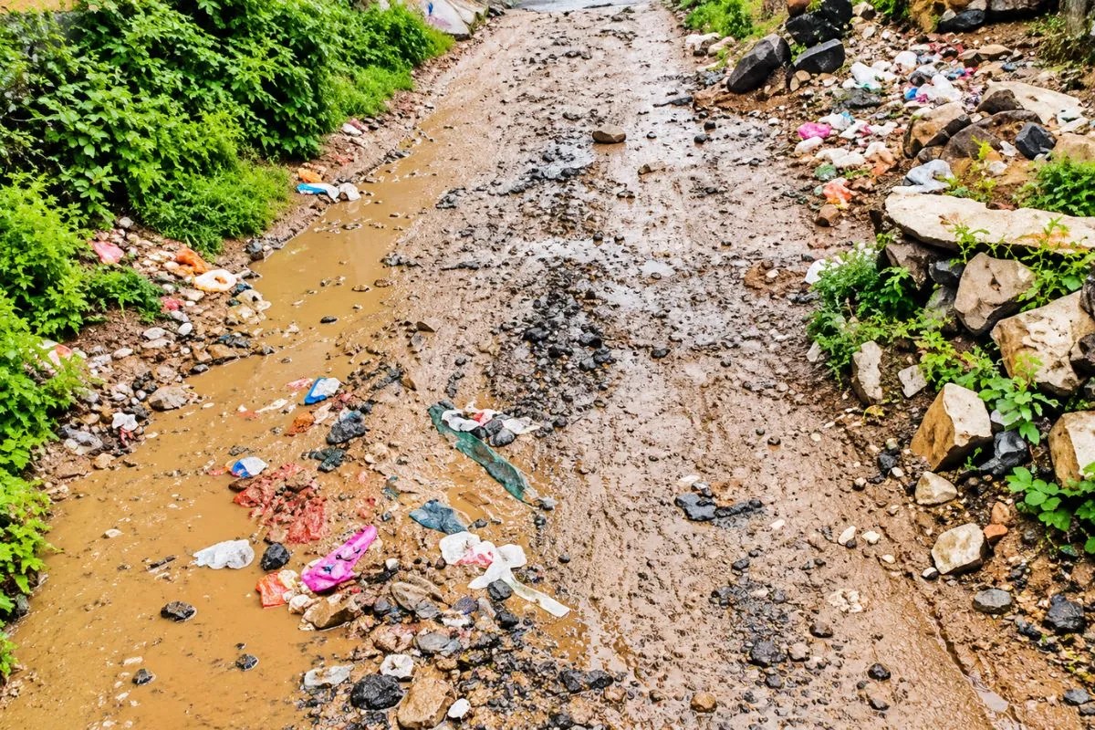 Jaipur broken roads