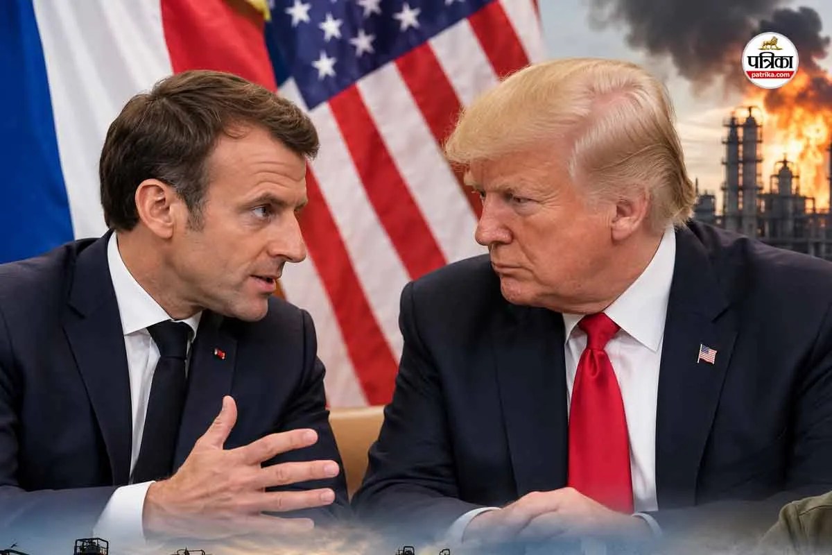 Macron Trump meeting