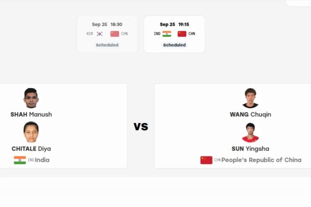 Asian Games 2026 Table Tennis