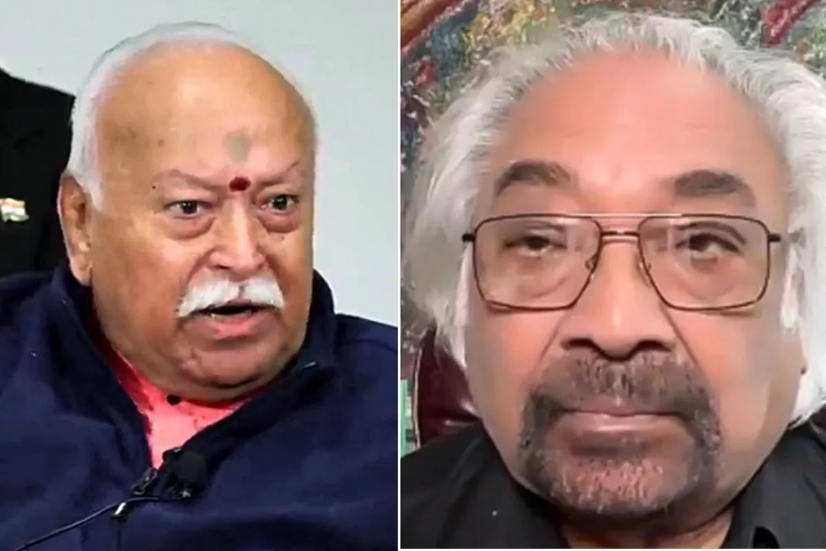 Sam Pitroda criticises Mohan Bhagwat's US event and RSS statements.