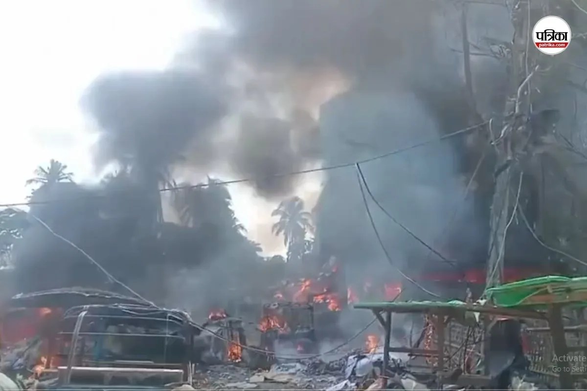 Myanmar Airstrike news