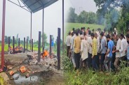एक साथ 4 परिवारों के 2-2 सदस्यों की मौत, अंतिम संस्कार (Photo Source - Patrika)