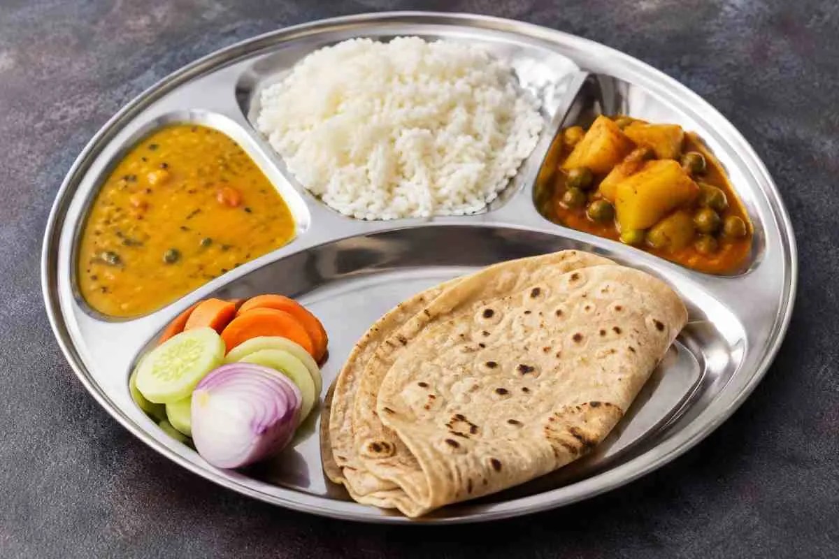 खाने की थाली, प्रतिकात्मक फोटो (Photo Source- magnific)