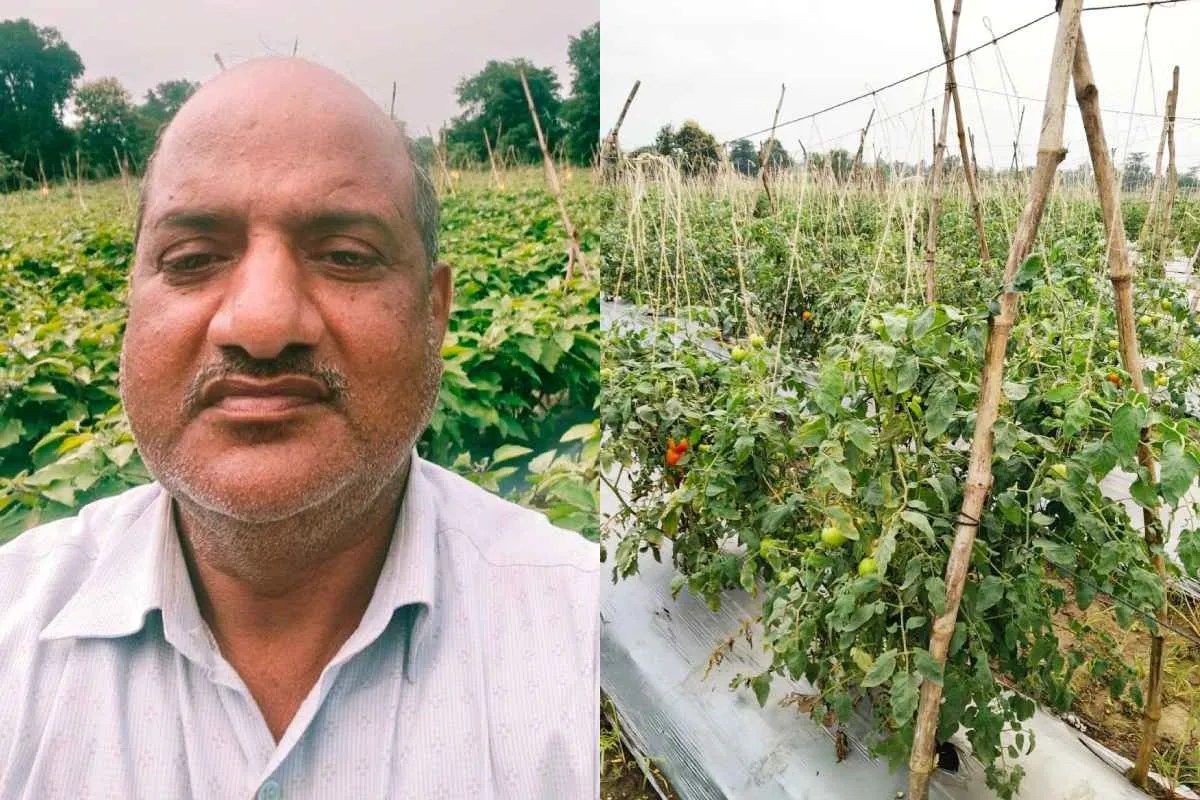 किसान सुरेश कुशवाहा (Photo Source - Patrika)