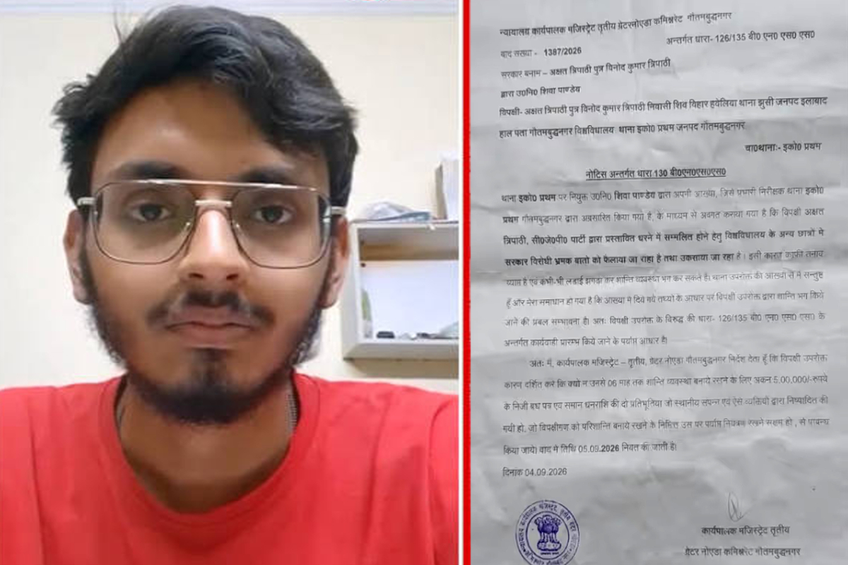 Noida Student Akshat Tripathi 9