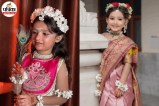 Janmashtami Radha Costume For Girls, Radha Rani Look For Daughter