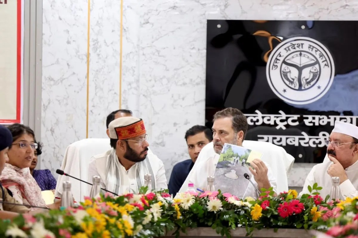 Rahul Gandhi, Rahul Gandhi Raebareli Visit, Rahul Gandhi Disha Meeting