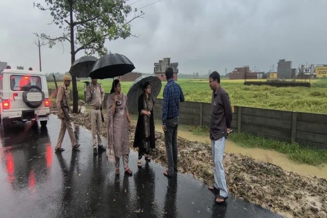 Waterlogging, Aashiyana, Sector M
