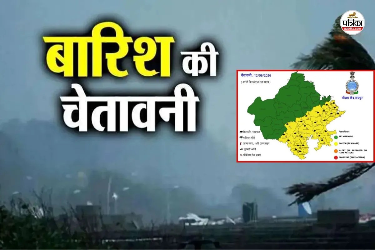 Rajasthan Rain Alert