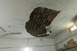 Agriculture office roof plaster fell