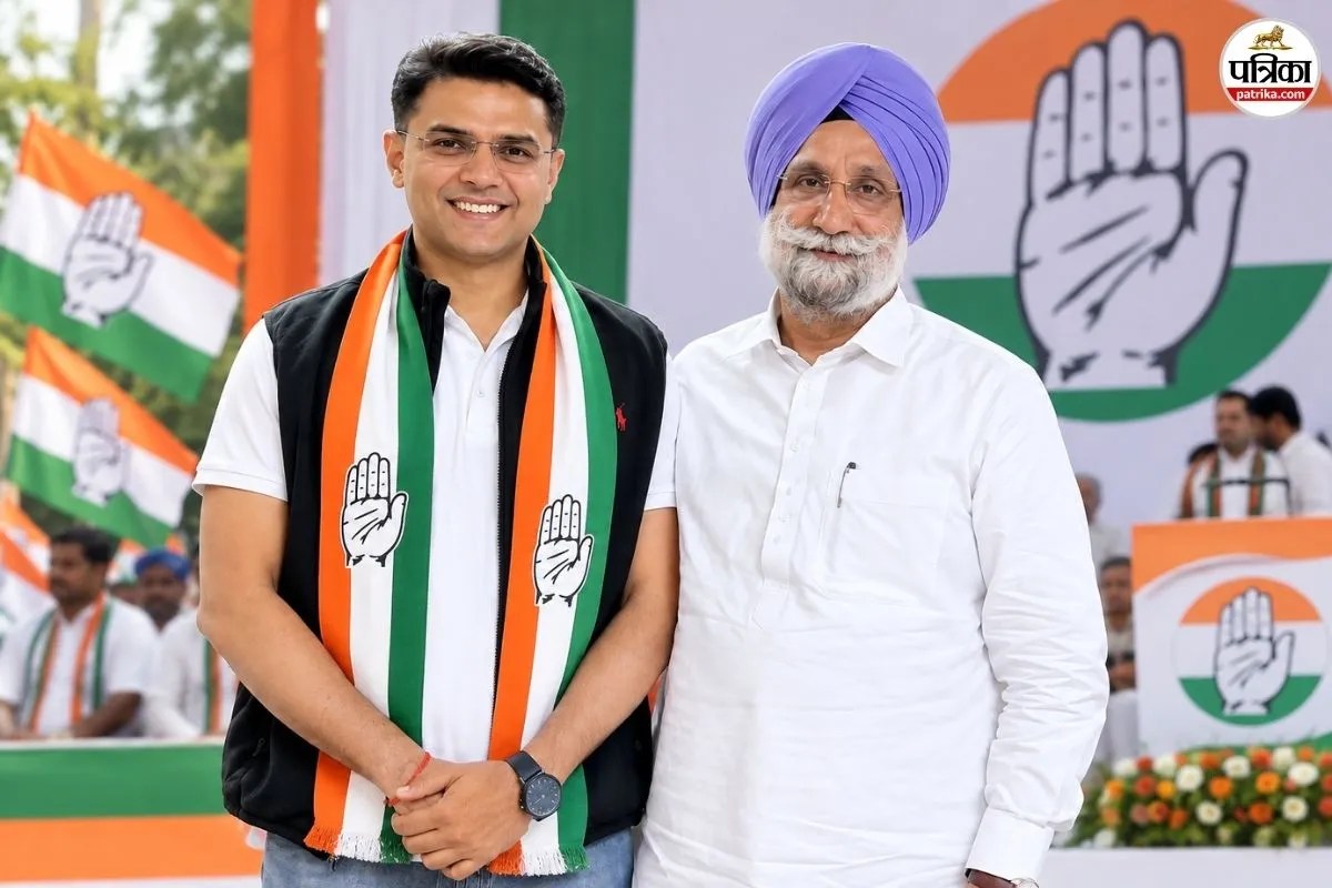 Sachin Pilot and Sukhjinder Randhawa