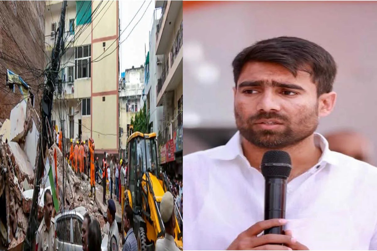 Satya Niketan Building Collapse