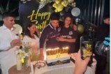 Shubman Gill celebrating his 27th birthday.