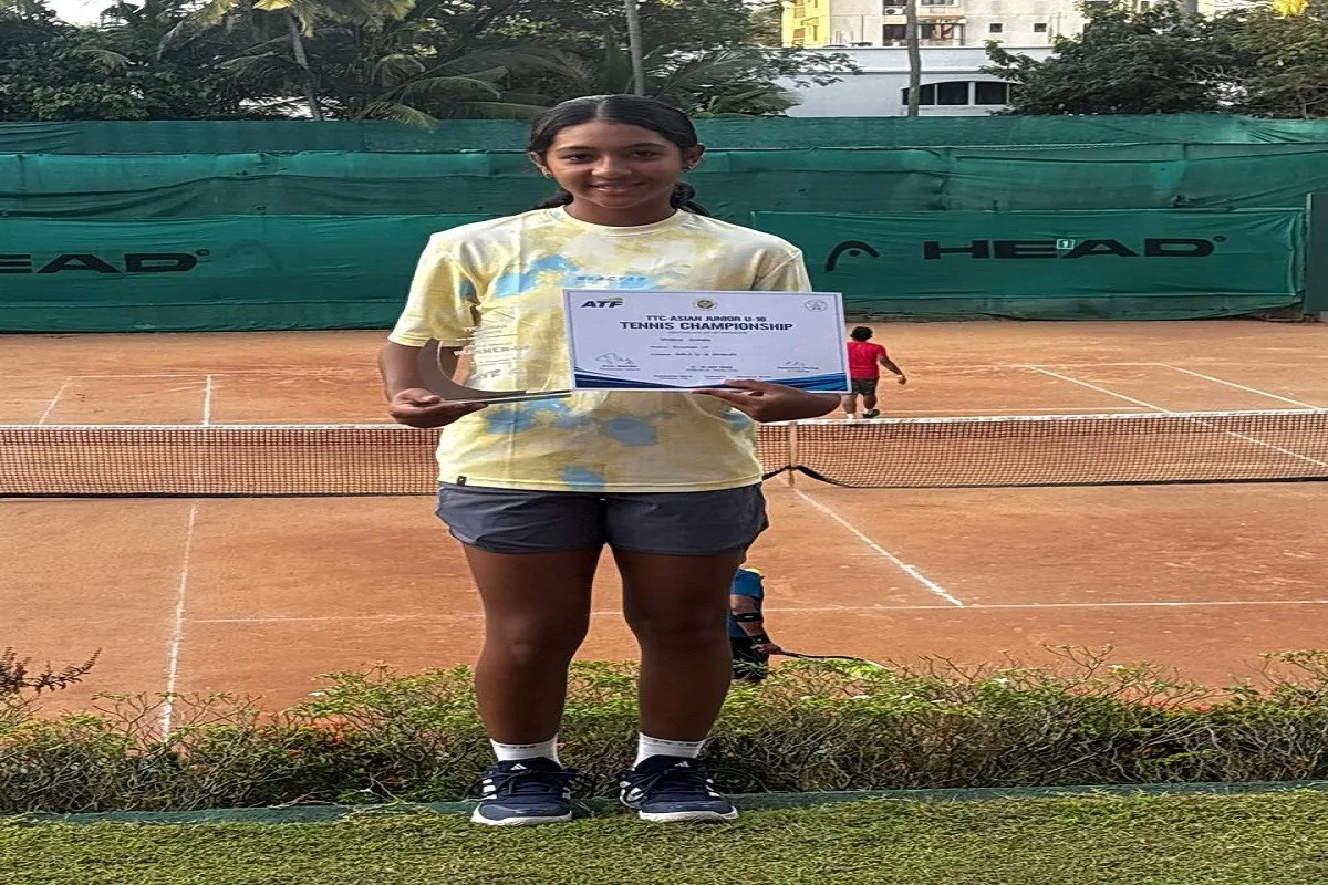 Tennis player Vaidehi Shinde