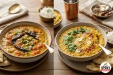 Tomato Dal Tadka and Dhaba Style Dal Fry