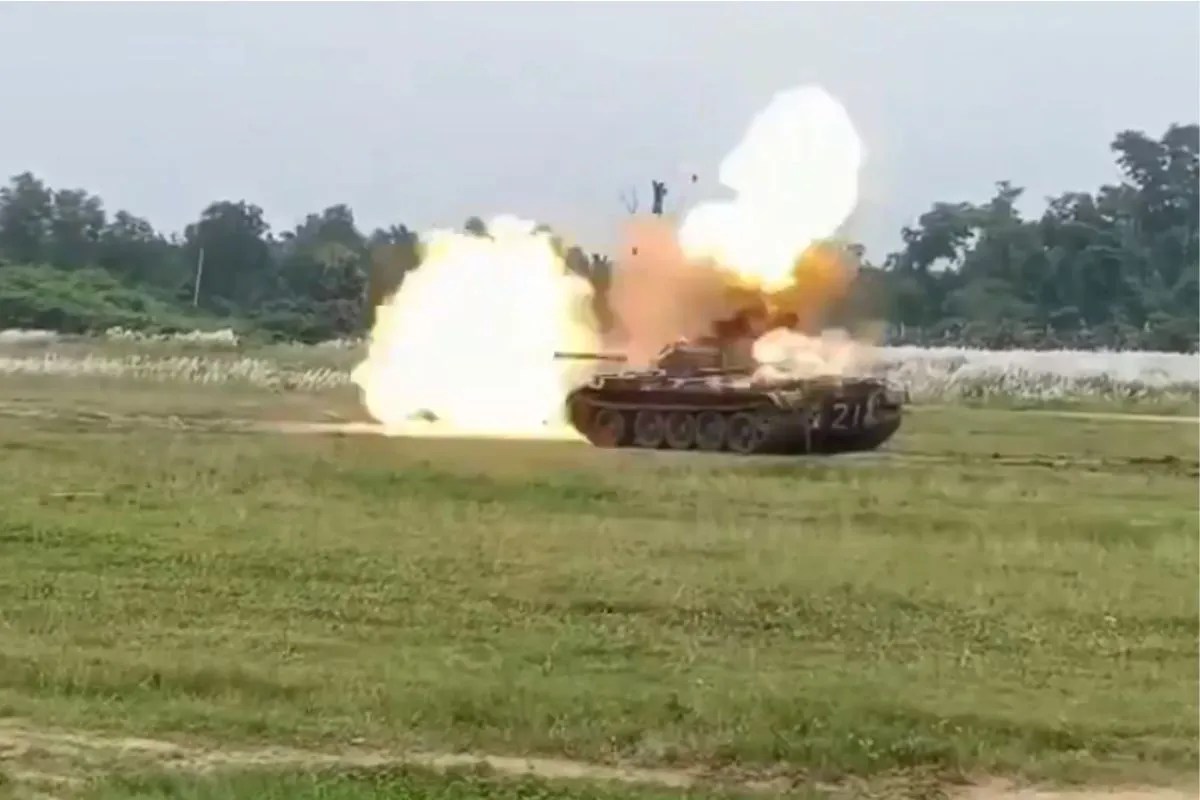 Bangladesh Army tank accident