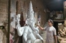 Making clay idols has become costlier; prices have risen by ten thousand rupees over five years, and the work requires more effort too
