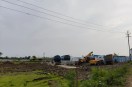 Construction activities continue unabated in the No-Development Zone around the Bina Refinery