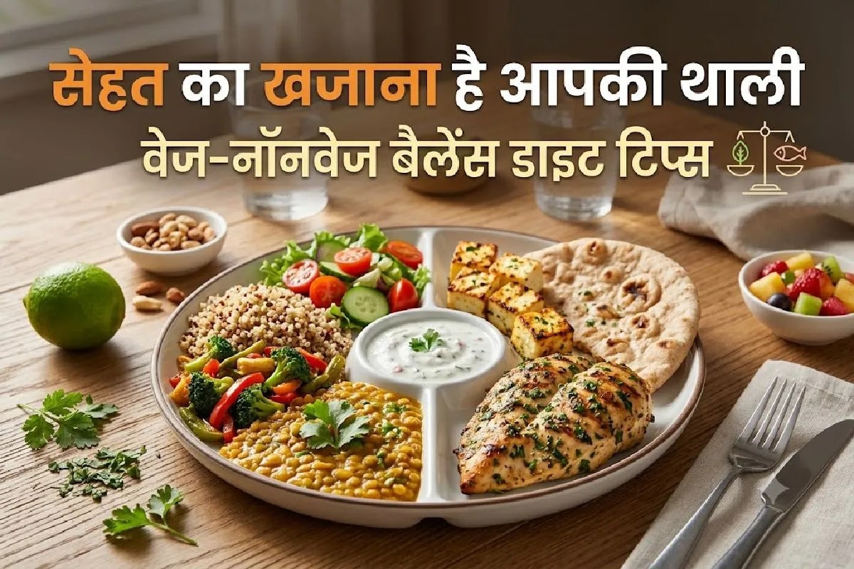 Veg Non Veg Balanced Diet Tips