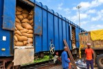 First-time wheat loading from Rajkot Goods Shed to the new destination of Gangaikondan, Tamil Nadu